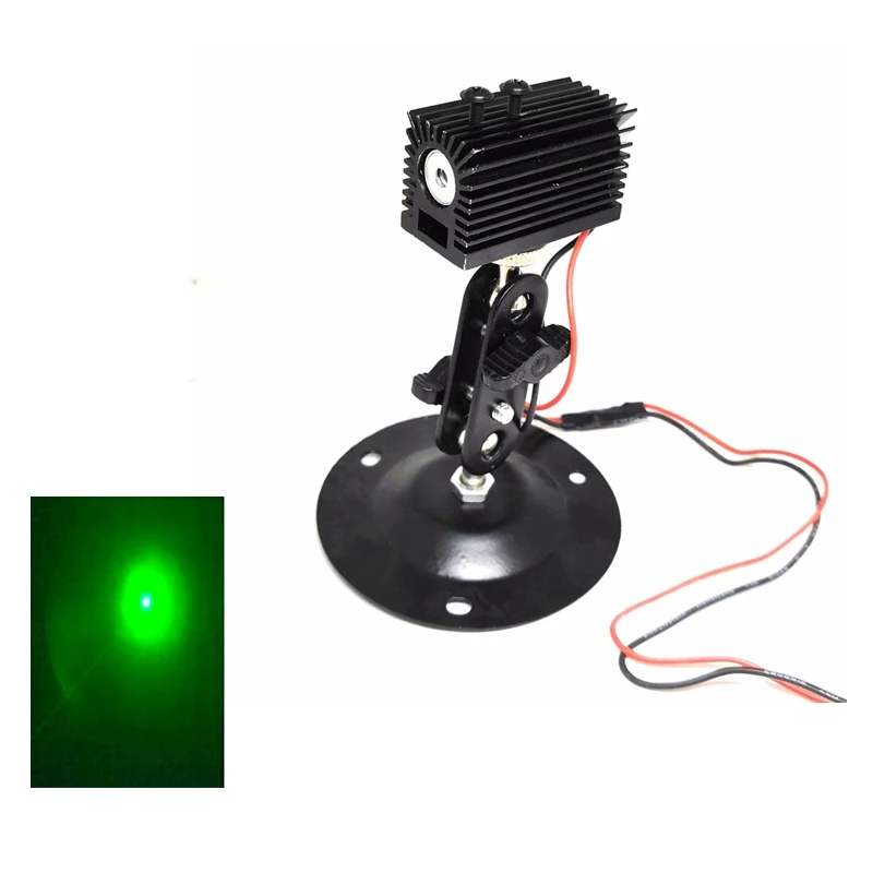 30mw/50mw 532nm Green Dot Laser Diode Module For Room Escape/Stage Lighting/ Bar W/ Holder