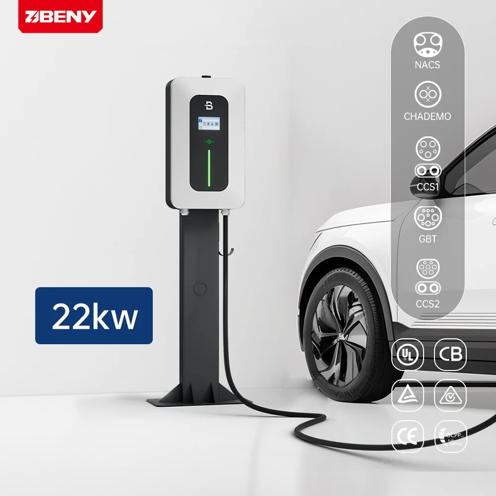 

BENY New Ccs Charger Ev Fast Charger 22kw Gbt Charging Station Commercial Ocpp Dc Charging Pile for Hotel and Shopping Mall