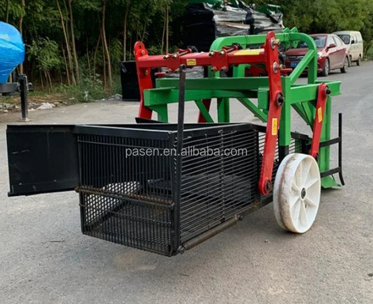 Small size tractor mounted peanut harvester machine groundnut harvester machine