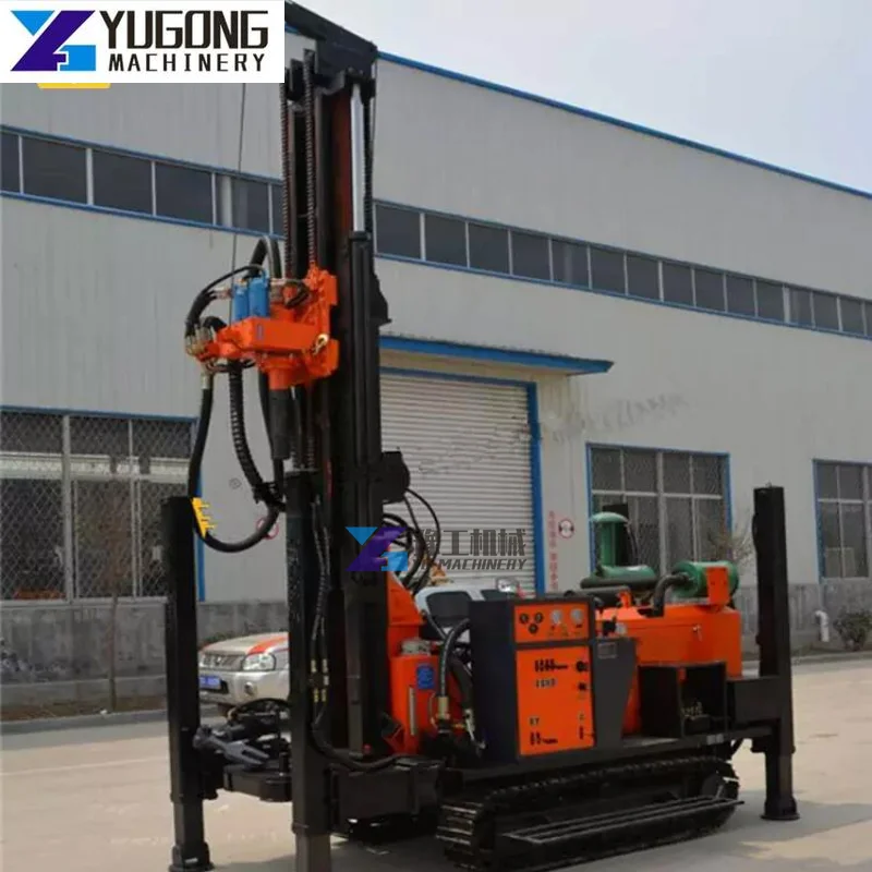 Hard Rock Borehole Hydraulic Drilling Machine New Used Portable Water Well Drilling Rigs for Sale