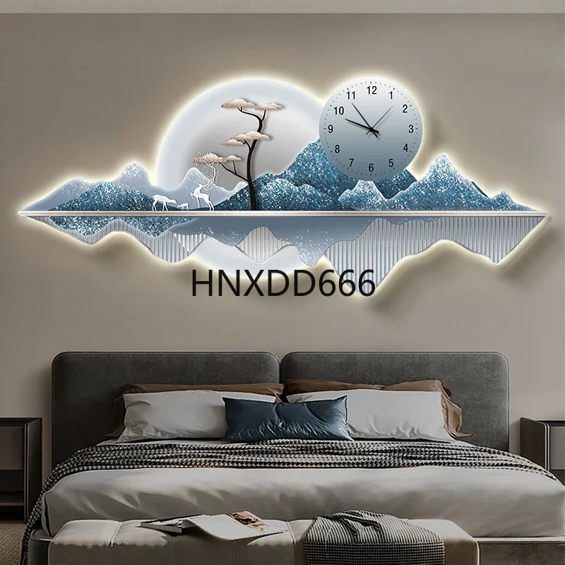 Large wall clock Interior clock living room decorations digital watch wall art ornaments design godinnik room new year s eve