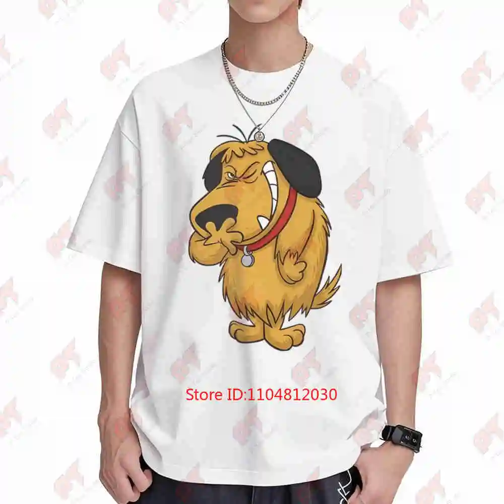 Funny Dog Cartoon Laughing Pet Lover Short Sleeve Tee 100% Cotton T-Shirt