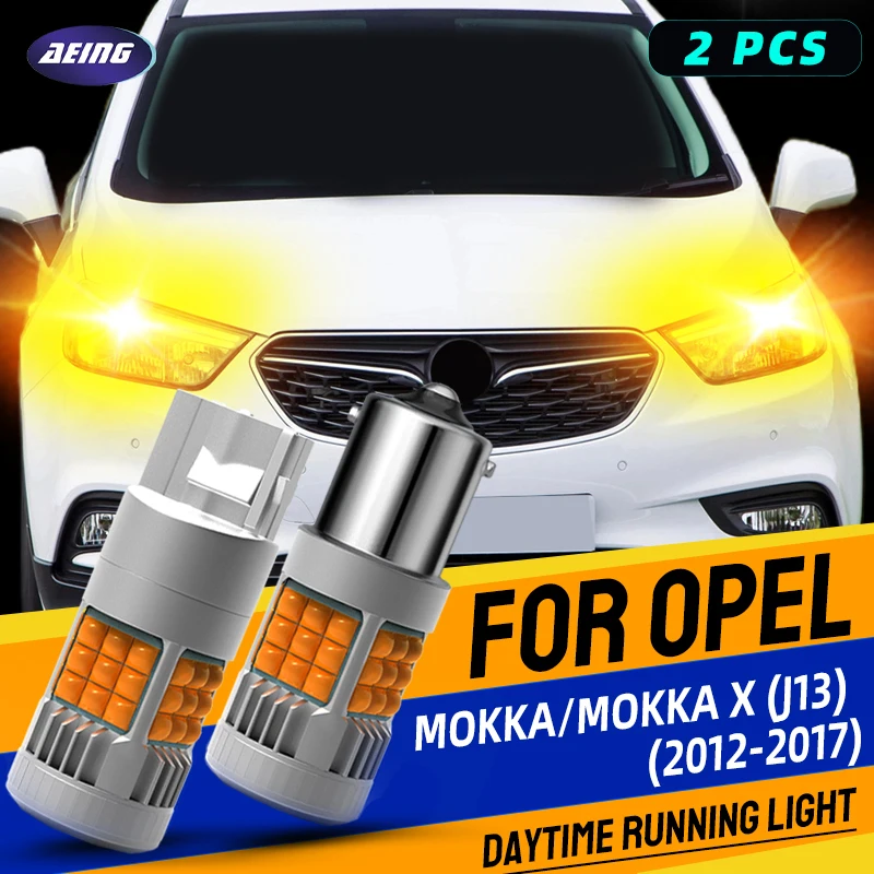 

For Opel Mokka X J13 2012 2013 2014 2015 2016 2017 2018 2019 LED Turn Signal Light Bulbs Direction Indicator Lamp Bulb Amber