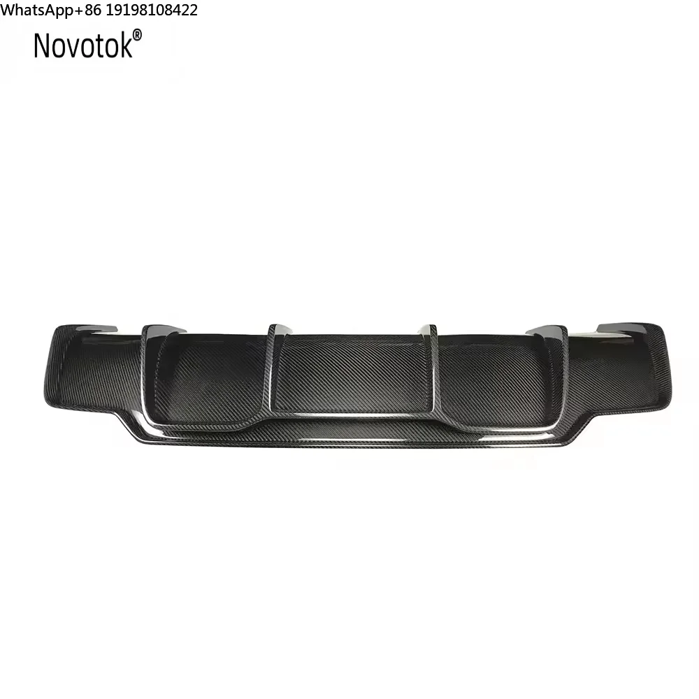 

High Quality V Design Carbon Fiber Rear Diffuser Rear Lip For Tesla Model 3