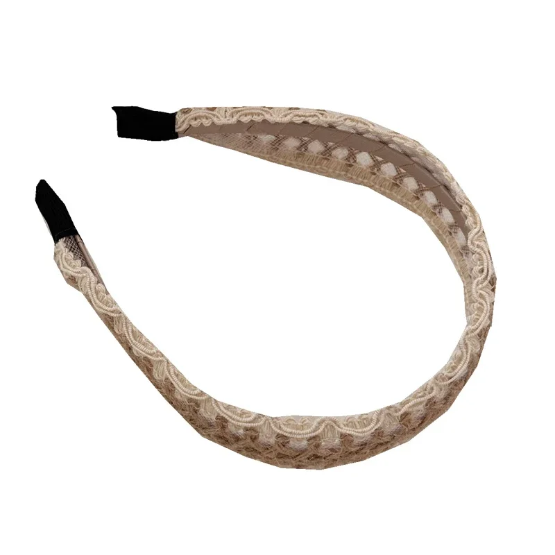 عصابة رأس واسعة الحواف من القش للنساء، عصابة رأس بوهيمية أنيقة ورشيقة وعصرية للصيف على قبعة الشاطئ #6