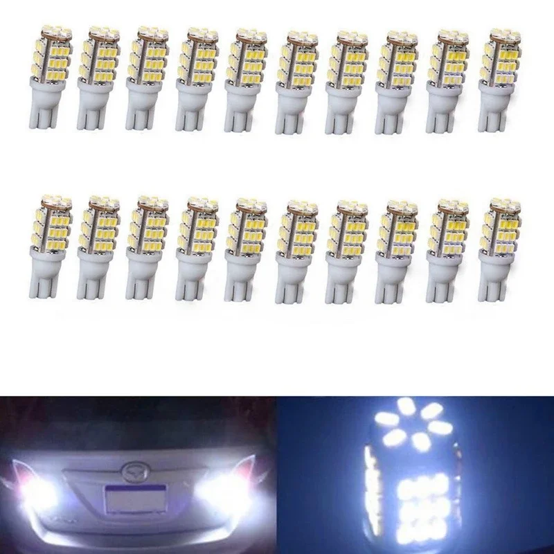 10pcs 1206 42 SMD Auto LED Lamps 42smd DC12V Car Side Wedge Marker Lights Signals Bulb 194 927 161 168 W5W