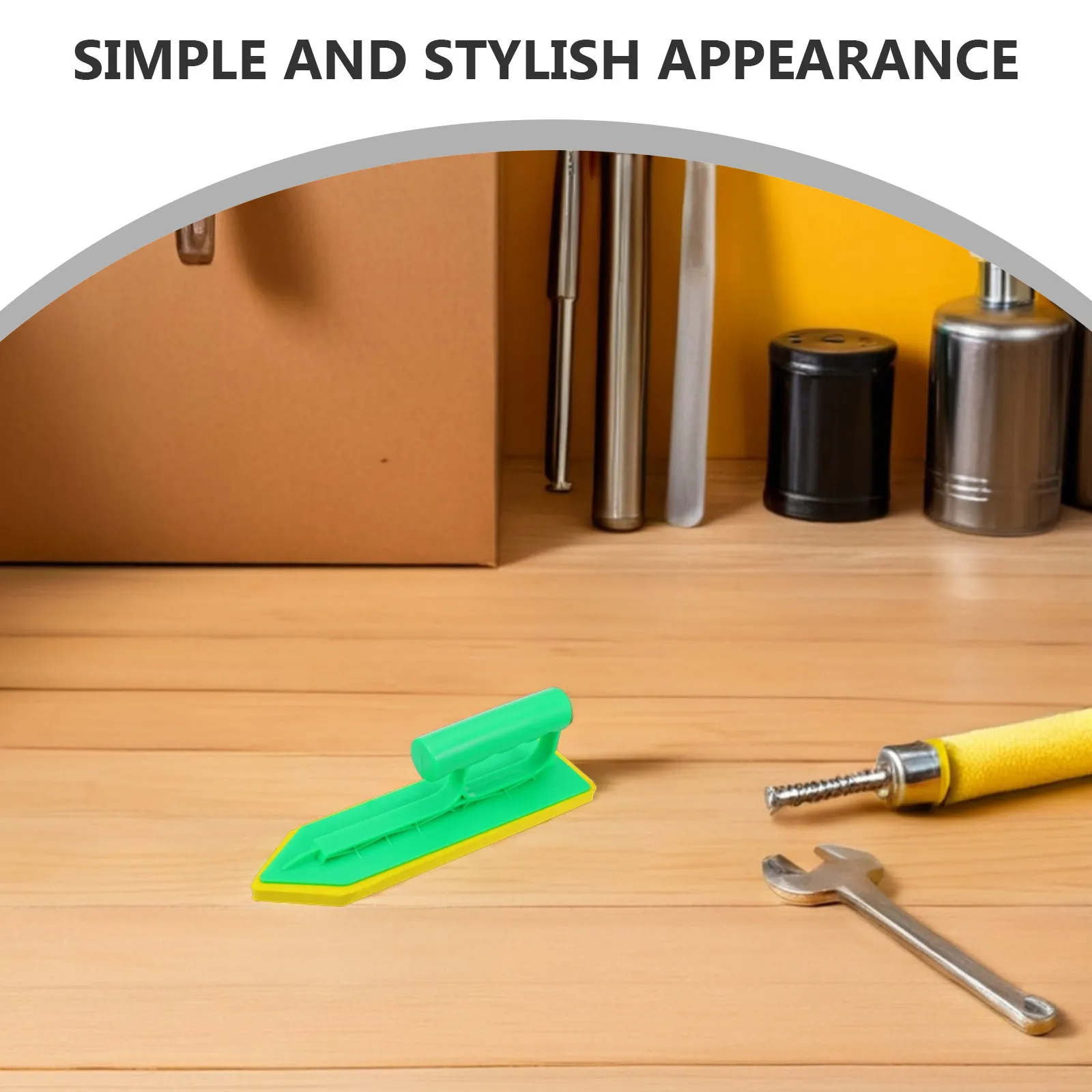 

Пластиковый шпатель-гладилка для затирки плитки 9.04x3.14x2.55 дюйма, инструмент для затирки пола из ЭВА-губки, ручной инструмент для затирки швов, заполнения зазоров и очистки