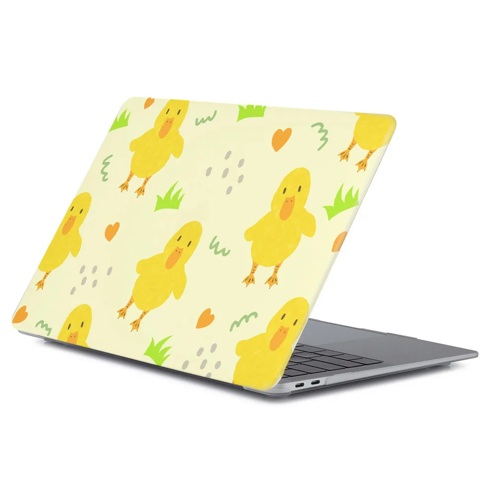 

Laptop Case for MacBook Pro 14 M4 2025 Case M3 M4 A3401 Hard Shell for MacBook Pro 16 M4 A3403 Cute Yellow Duck Printed Shell