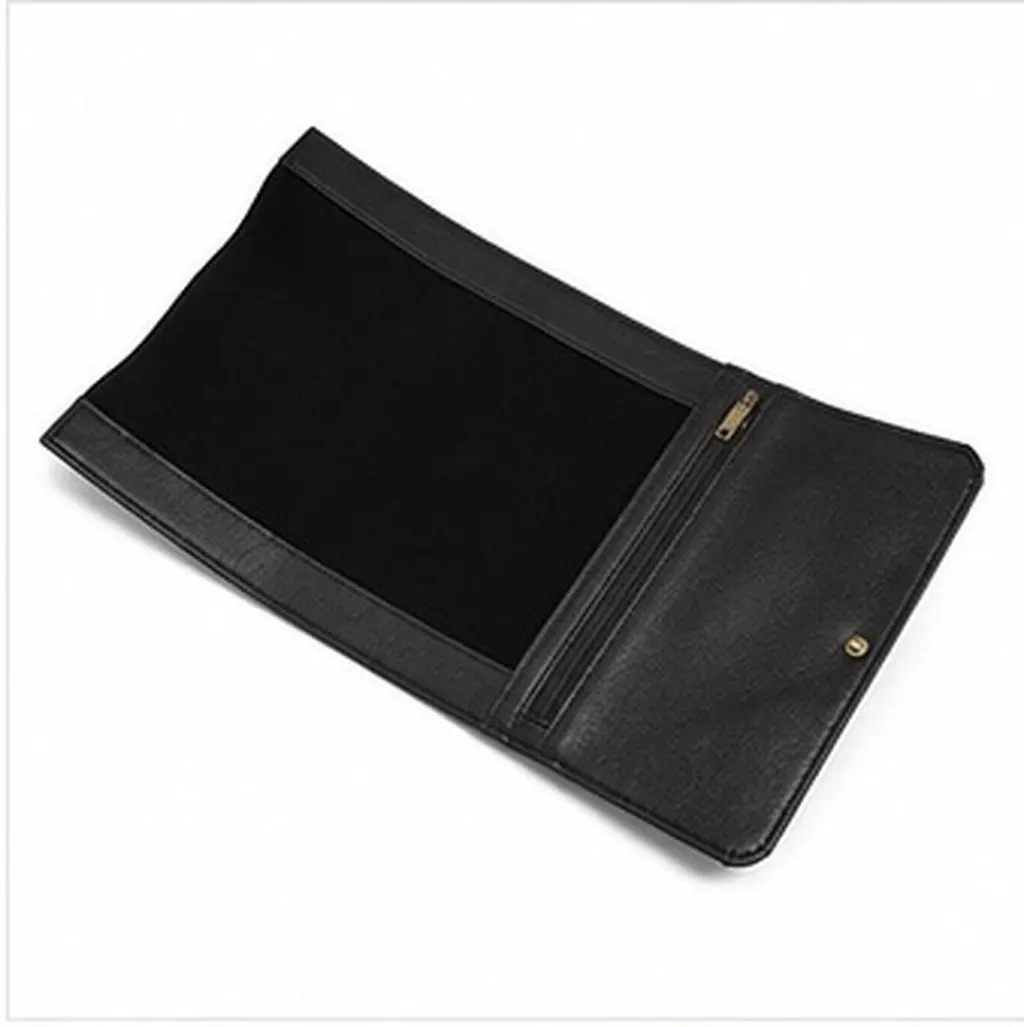 PU Storage Bag Retro Vintage Zippered Foldable Roll Organizer Portable Travel Holder Large Capacity