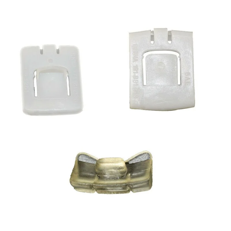 2 Set 6pcs Car Seat Rail Runner Clip Slider Guide Piece Replacement Car Accessories for VW MK1 MK2 MK3 Golf Corrado
