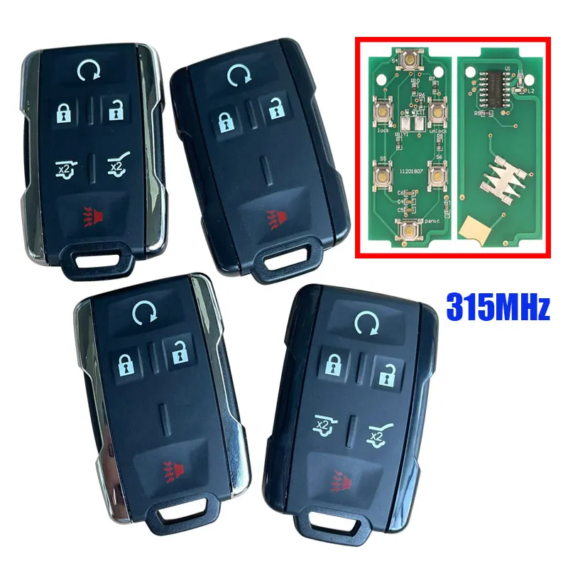 

Car Remote Key For Chevrolet 2014-2018 Silverado Colorado For GMC 315Mhz FCCID M3N32337100 Keyless Entry Remote Control