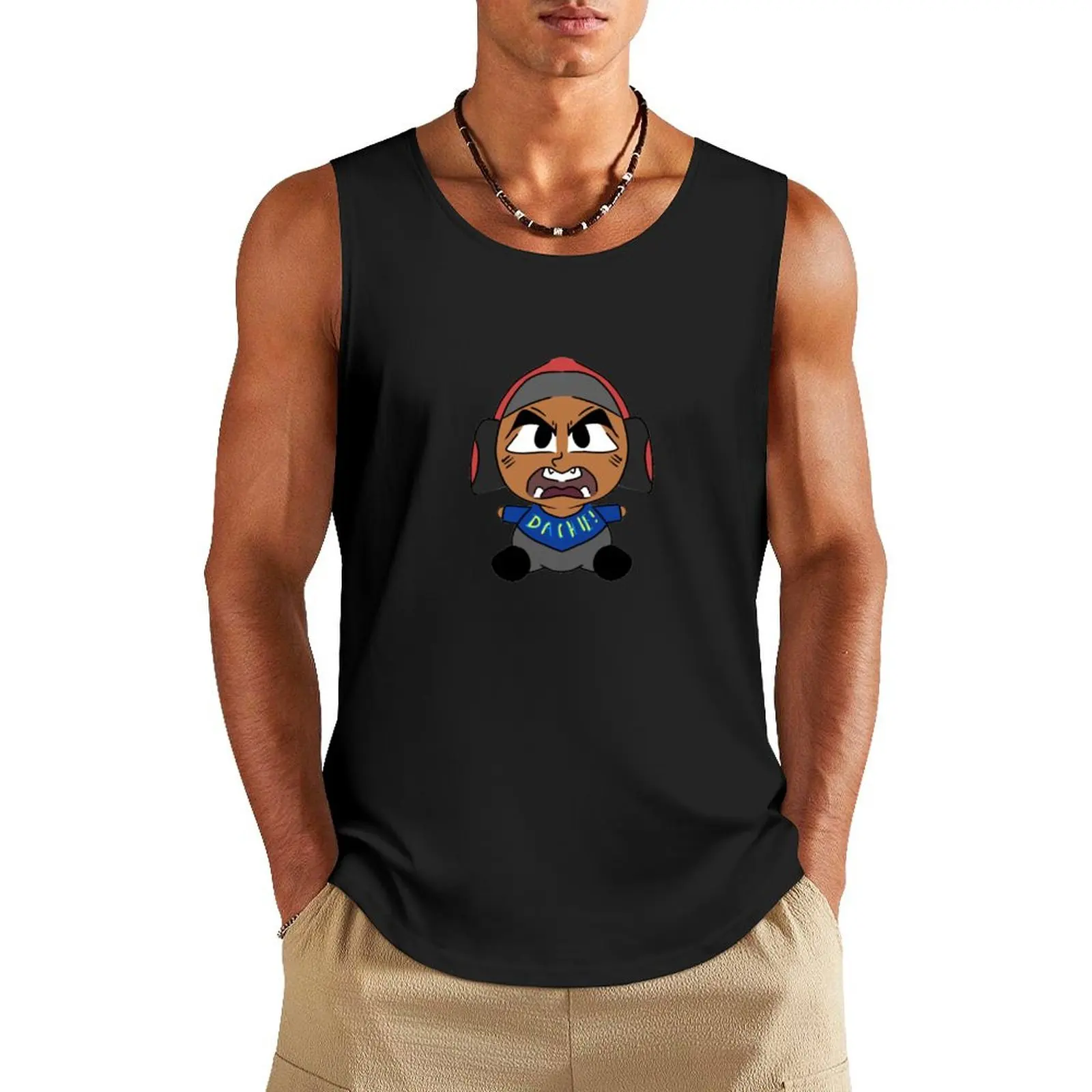 

dashiegames Tank Top Men's t-shirts T-shirt men sleeveless shirt man gym