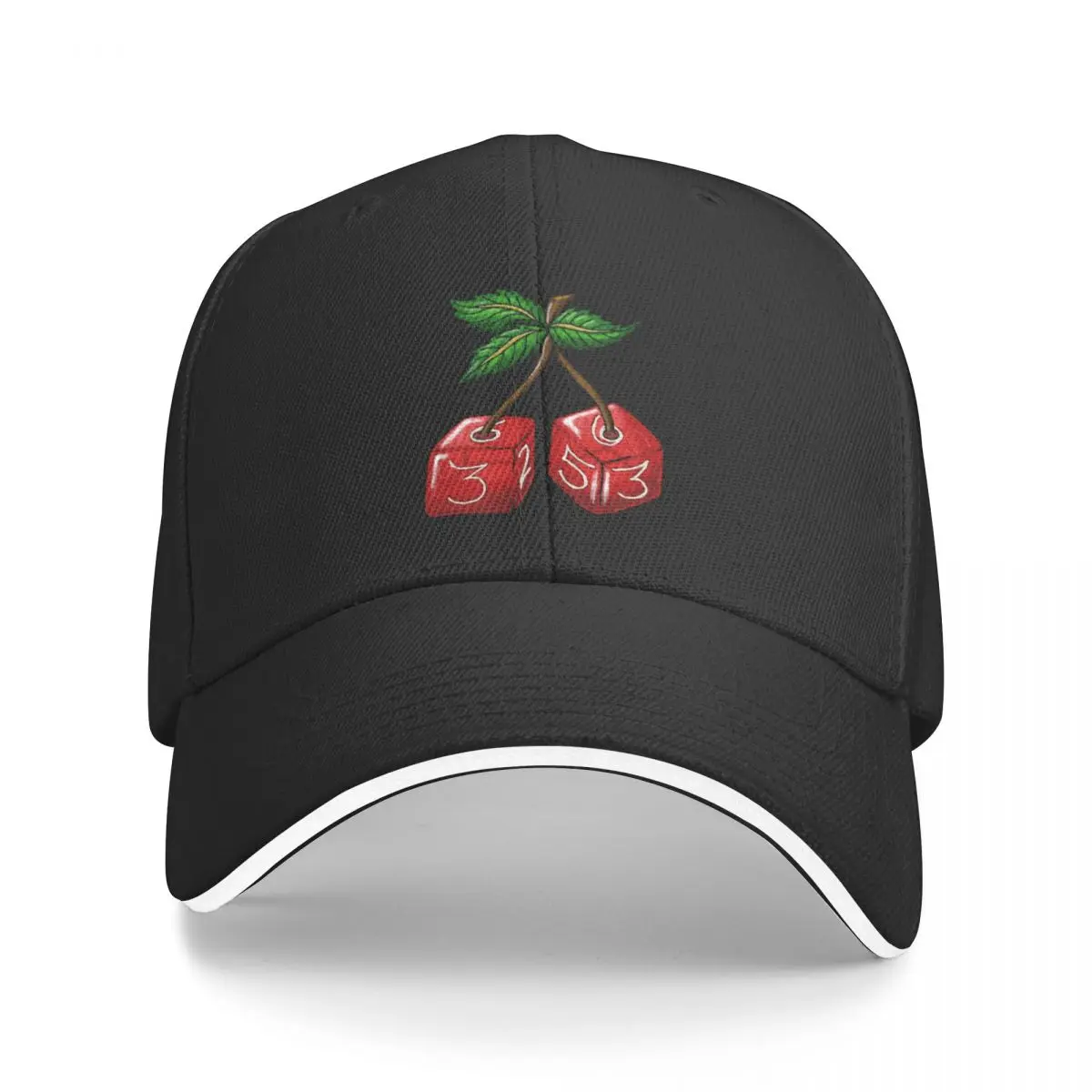 Dice Cherries Baseball Cap Hip Hop Trucker Hat Sun Hat For Children Luxury Man Hat Mens Hats Women's