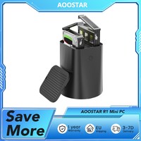 AOOSTAR R1 Mini PC NAS Router Intel N150 4 Cores Max 3.6GHz 16GB RAM 512GB SSD HDMI+DP+Type-C Triple 4K Display Dual-fan Cooling