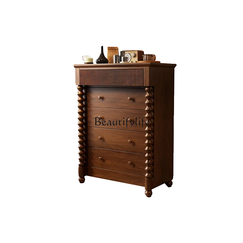 

French chest solid wood home decorative locker antique style