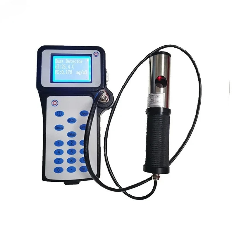 Explosion-Proof Handheld Dust Meter Td5000a Direct Reading Dust Detection Portable Pipe Exhaust Port Dust Meter Device