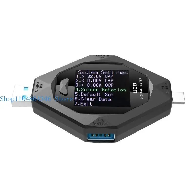 652F Precise USB Type C PD Charging Monitors Type C USB Tester For Quick Assessment Of Type C PD Charging Test