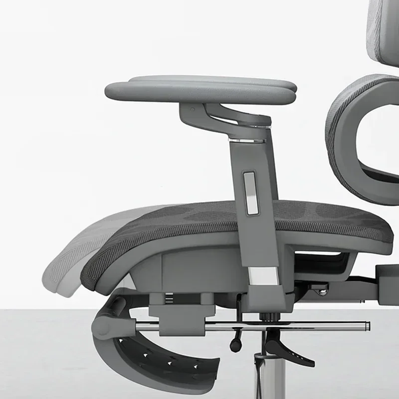 Silla ergonómica para videojuegos, cómoda, con respaldo reclinable y ajustable, ideal para trabajar en la oficina durante largos periodos, de diseño sencillo, para dormitorios y salones. FYOC.
