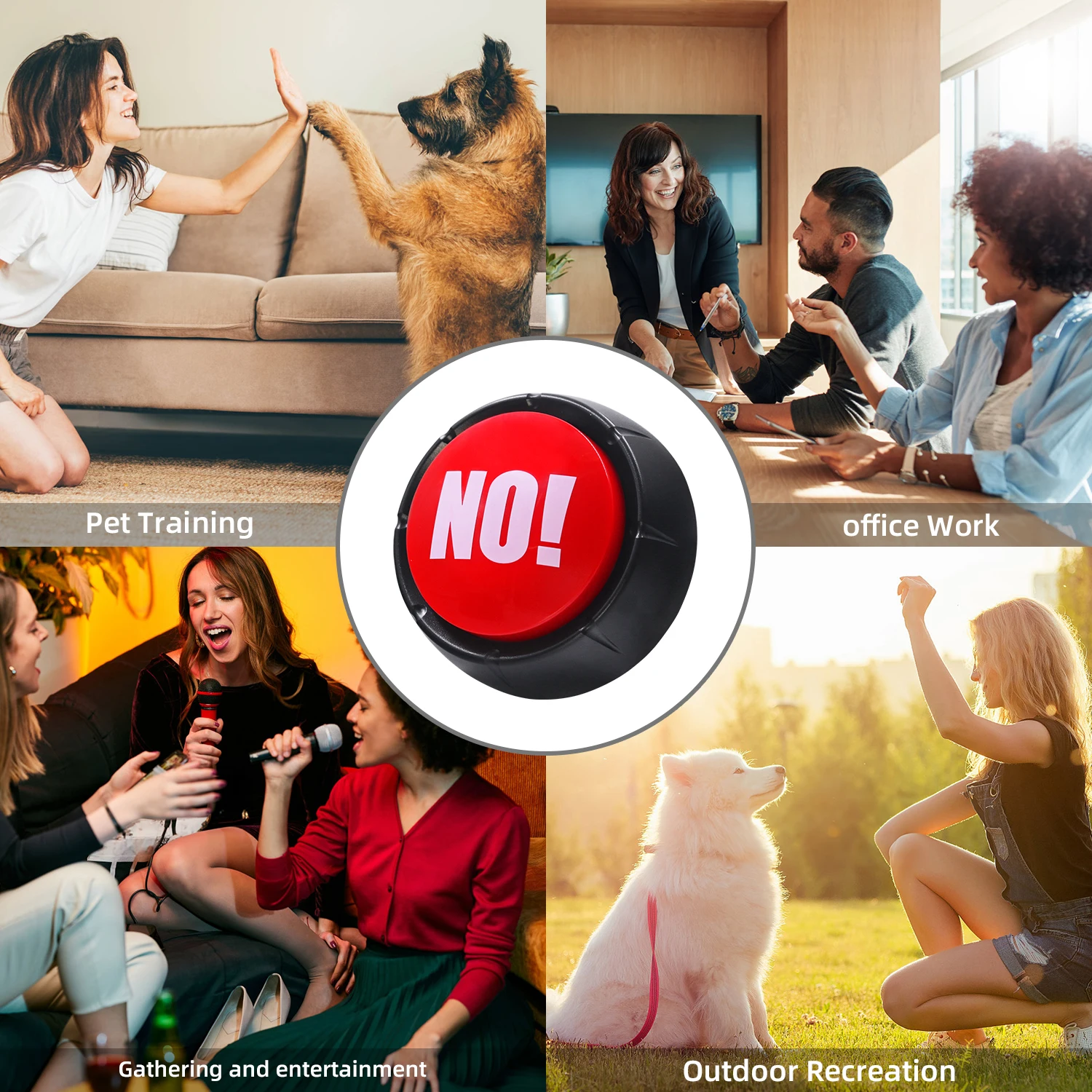 

Голосовая кнопка Да нет, Электронная шутка, снижение давления, забавная офисная кнопка, звуковая Новая игрушка