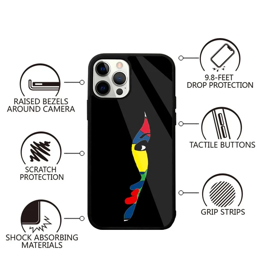 P-Picasso abstract Art Phone Case For iPhone 15,14,13,12,11,Plus,Pro,Max Mini Magsafe Magnetic Wireless Charging