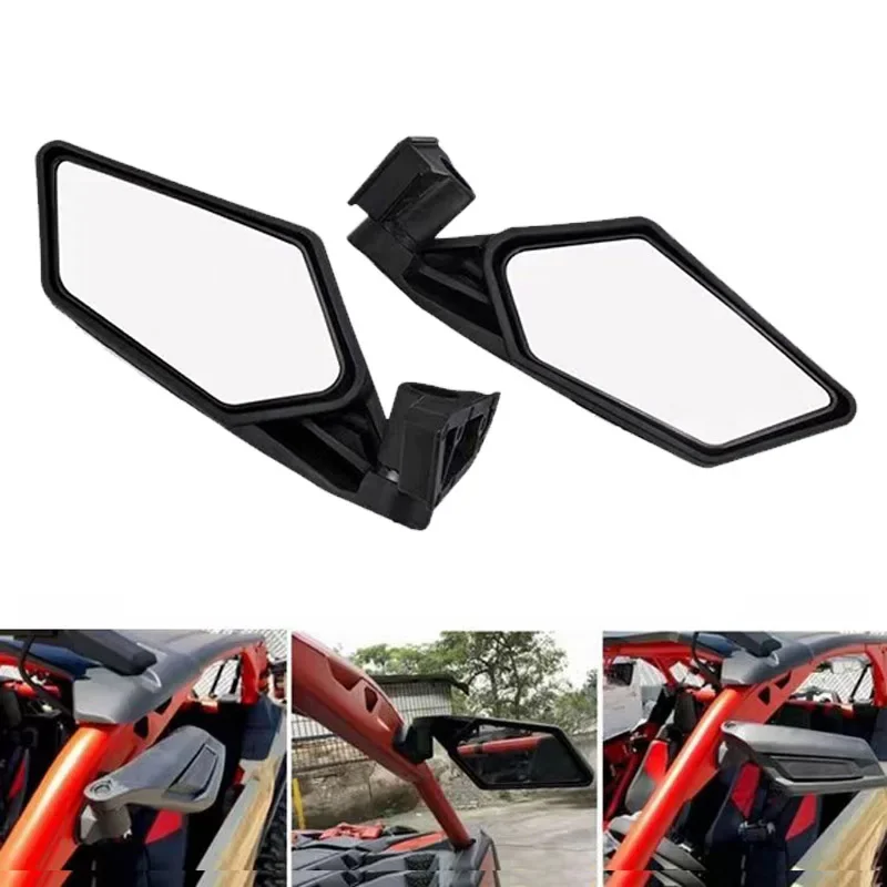 

2PC UTV/ATV Rear View Mirror 4x4 Racing Side Mirrors Set Rearview Mirrors For CAN-AM BRP UTV MAVERICK X3