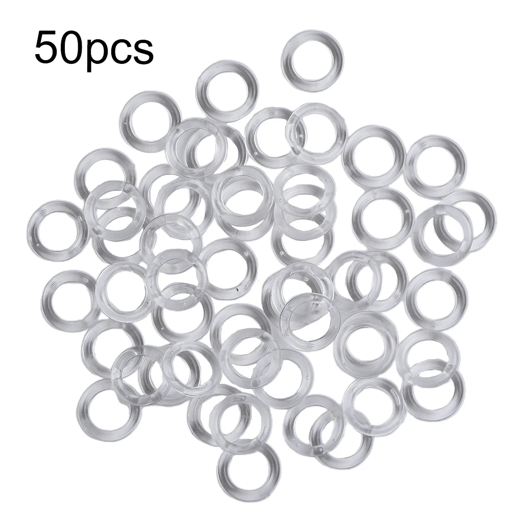 Roman Circle Curtain Rings For Use As Cord Guides On Roman Blinds 100pcs 20pcs 50pcs Transparent Great Quality