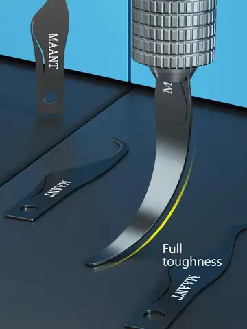 Maant MY 102 블레이드 세트 BGA 유지 보수 나이프, 아이폰 CPU NAND 칩 IC 제거 접착제 분해 재작업 블레이드 나이프 도구 키트