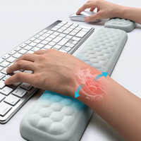 Keyboard Mouse Wrist Rest Ergonomic Office Typing Protect Relax Wrist Memory Foam Laptops Mouse Pad Computer Notebook Mouse Pad