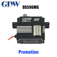 GDW RC Servo DS596MG 15kg Medium Full Metal Shell Steel Gear HV Digital Coreless Steering Gear For 70E Fixed Wing Turbojet Robot