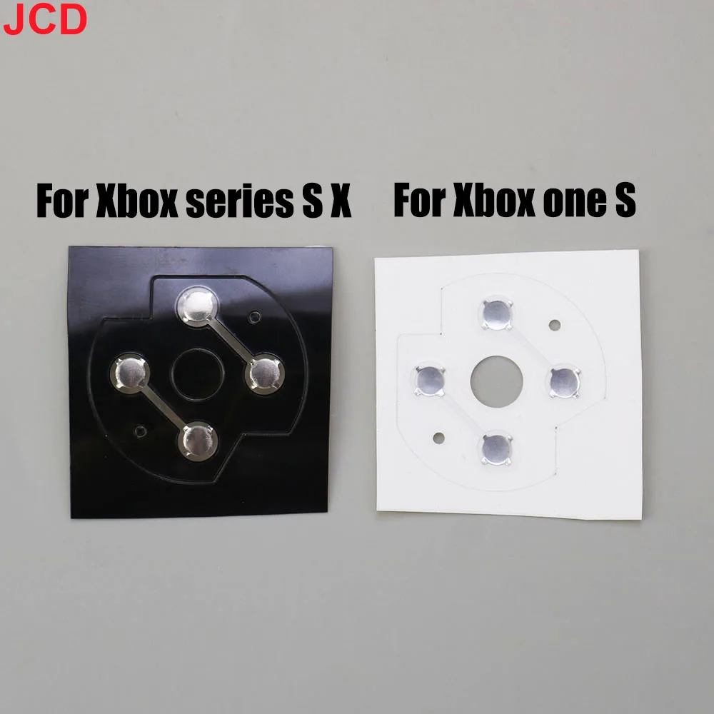 JCD 1pcs For Xbox One S Series X S Controller Cross Key D Pad Metal Dome Snap PCB Board Buttons Conductive Film Sticker