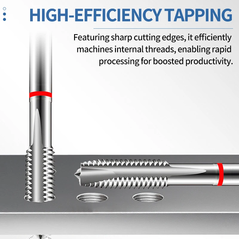 YG-1 T2829 Rubinetto combinato con foro passante M2 M3 M4 M5 M6 M8 M10 M12 M16 M18 M20 M30 Lavorazione dell'acciaio legato inossidabile Alluminio Ghisa