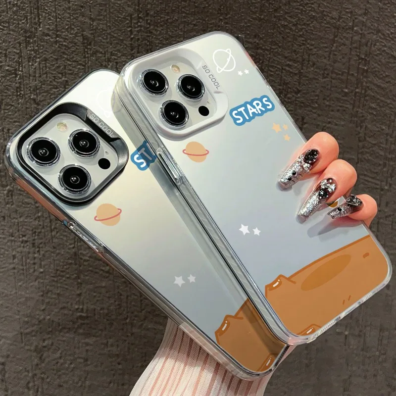 Star Pattern Pattern Phone Case Suitable for iPhone 15 14 16 Pro Max 11 12 13 Pro 7 8 Plus X XR Shockproof Antislip Back Cover image 6