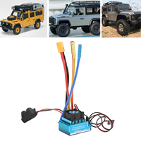 120A RC Brushless ESC Programmable Waterproof Dustproof 9th Level Acceleration XT60 Plug ESC for 1/10 1/8 RC Car Brushless ESC