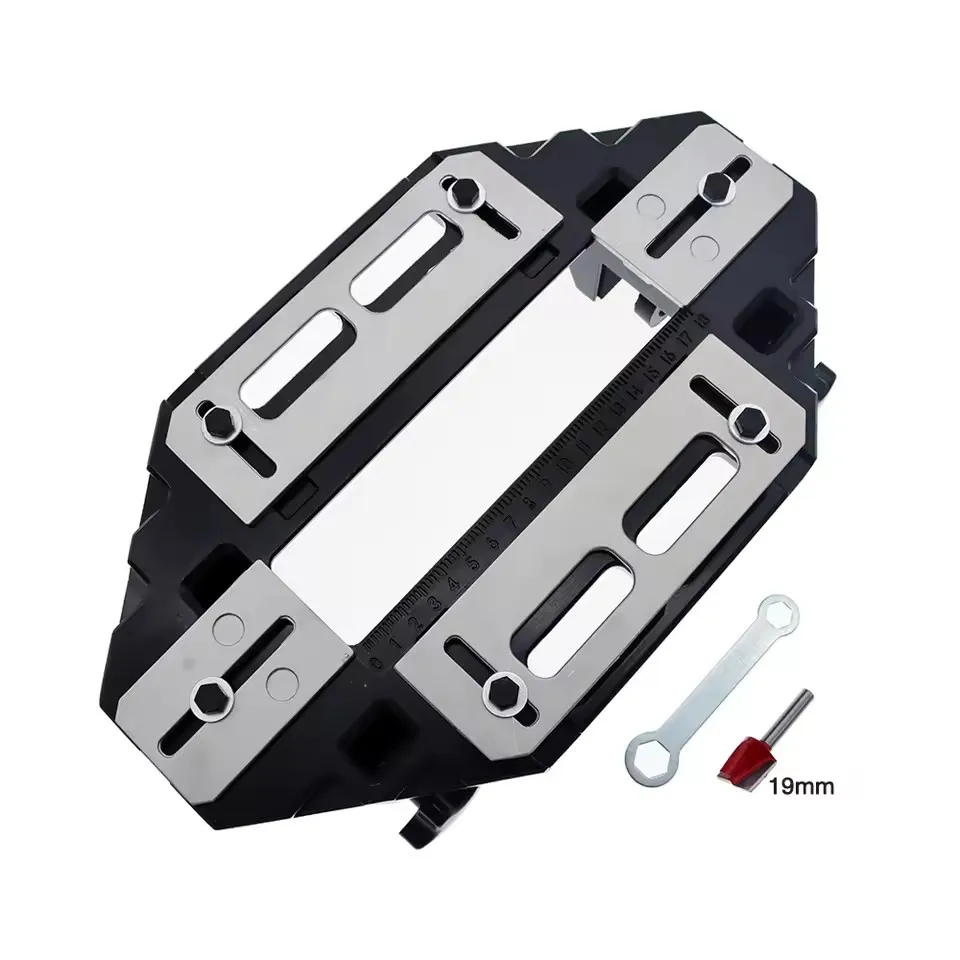 

Wooden door hinge hole opener, hinge positioning slotting machine, installation lock, hole drilling tool, woodworking tool