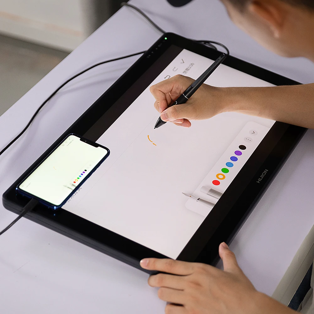 Factory Price 21.5 Inches Kamvas 22 Plus Full Lamination Phone Supportable 140% SRGB Gamut Pen Display