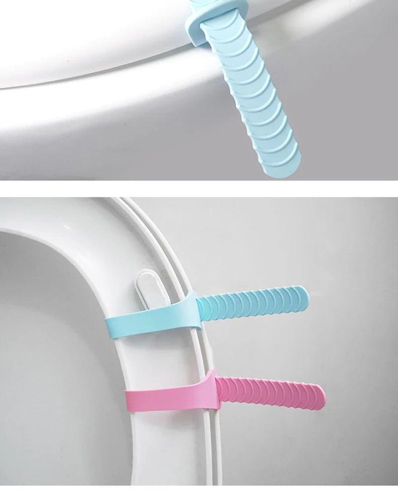 Multifunction Toilet Seat Lifter Handle Silicone Toilet Lifting Device Avoid Touching Toilet Lid Handle Lifter WC Accessories