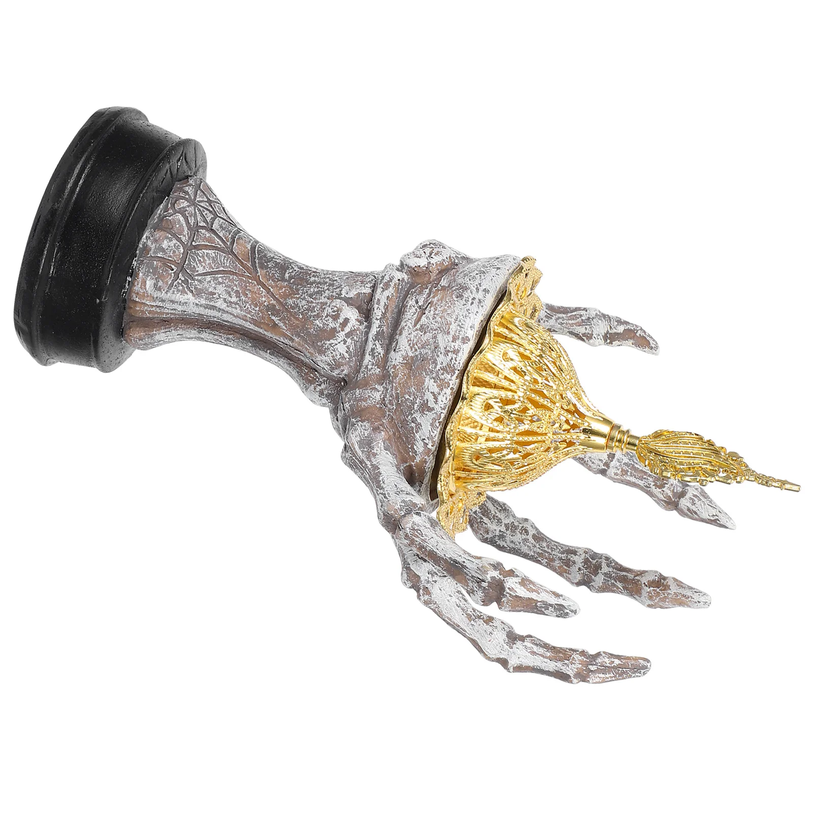 

Ghost Claw Incense Burner Office Decor Bedroom Scary Decoration Aromatherapy Props Halloween Seat