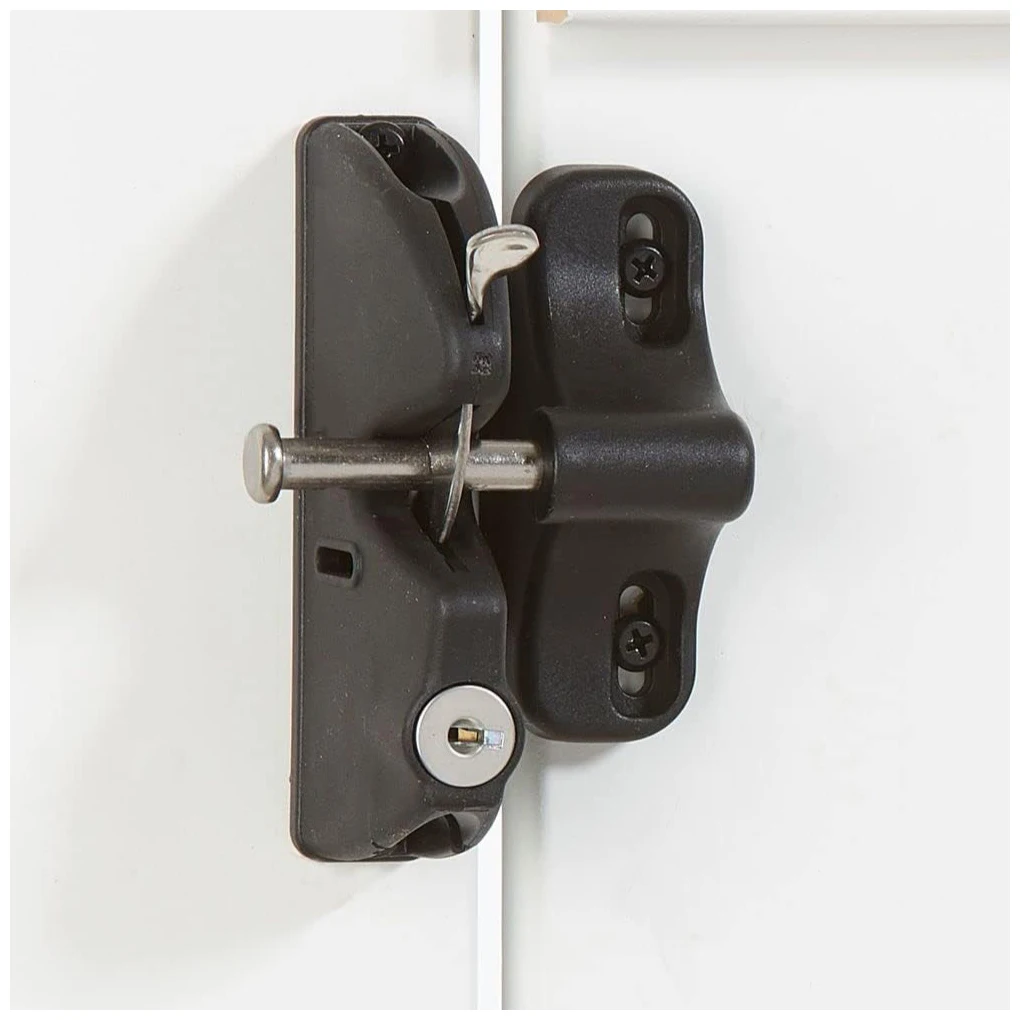 Outdoor Space Secure With Key Lockable 2 Sided Gate Latch Key Various Fence Locks Automatic Locking Fence Lock