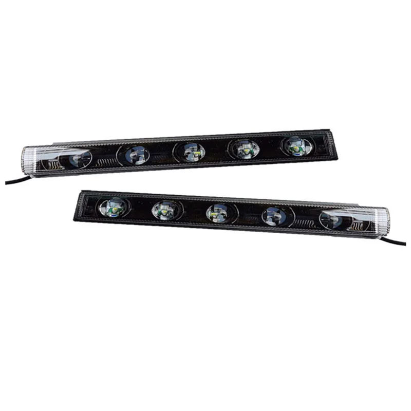 

Universall 2 PCS Front Bumper DRL LED Daytime Running Light Indicator Lamp Plastic For W463 G500 G550 G65 G63 AMG