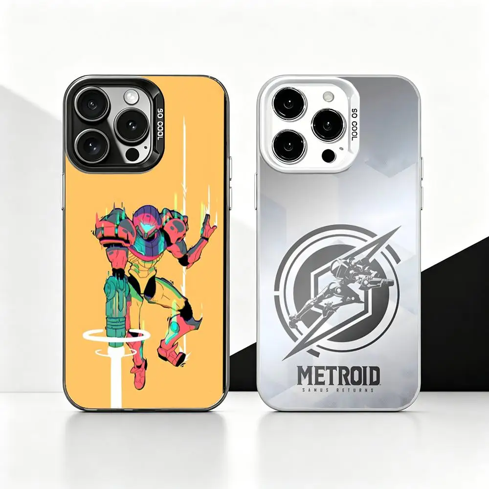 Game - M-Metroid P-Prime 4 Phone Case For IPhone 17 16 15 14 13 Pro Max Air Matte Laser Metallic Aurora Luxury Matte Cover