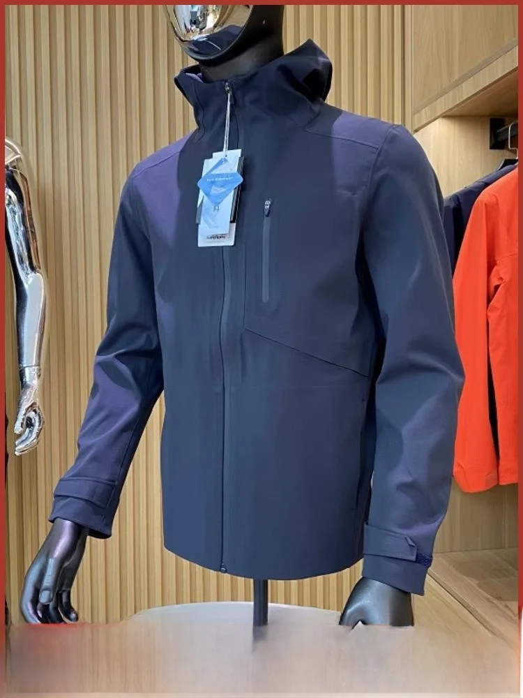 

Высококачественное уличное мужское пуховое водонепроницаемое пальто для скалолазания, новое осеннее пальто-стойка из полиэфирного волокна, длинная молния све