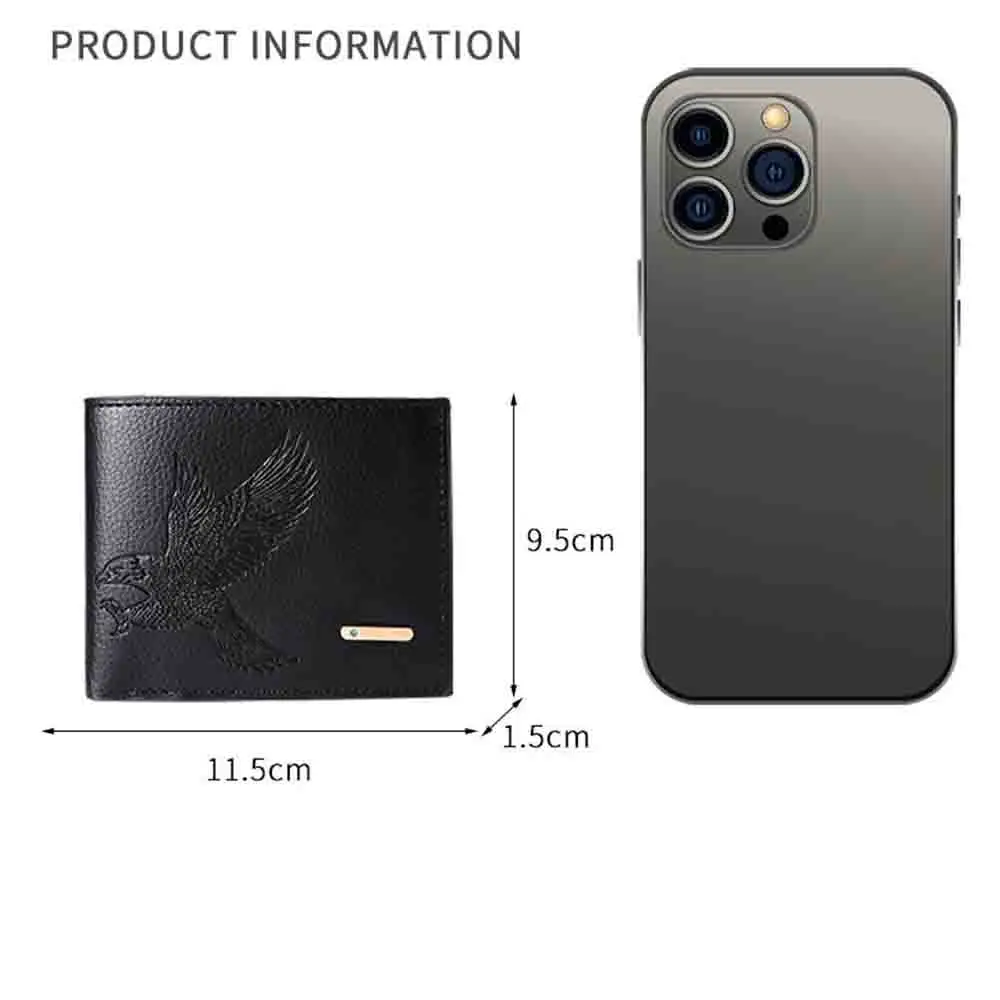 2025 الإبداع النسر نمط المحفظة الرجال لينة محفظة من البولي يوريثين رقيقة محفظة محفظة نسائية للعملات المعدنية للطلاب حامل بطاقة الهدايا