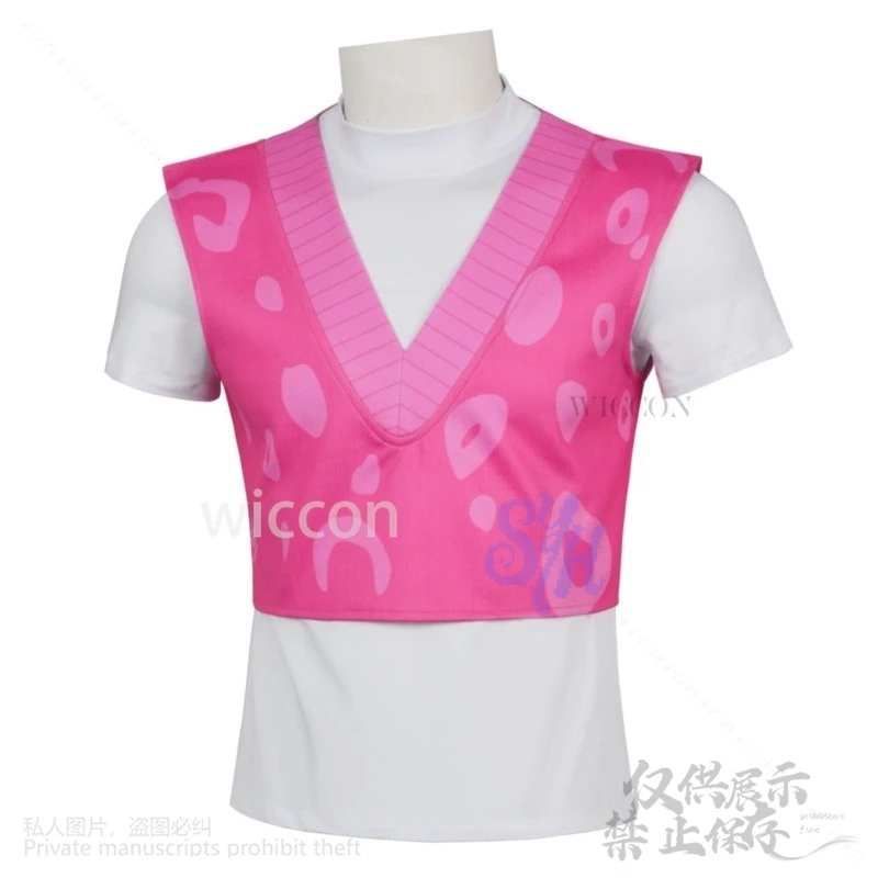 غامض ساجا بنين تأثيري فيلم Kpop شيطان أنيمي الصودا البوب زي الوردي Kawaii المعبود العميق الخامس مثير أكمام سترة متماسكة كوسبروف