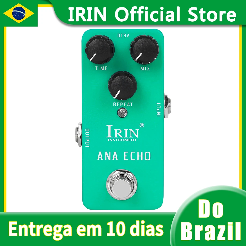 IRIN Ana Echo Guitar Pedal RS-10 Electric Guitar Effect Pedal True Bypass Mini Single Guitar Pedal Guitar Accessories & Parts