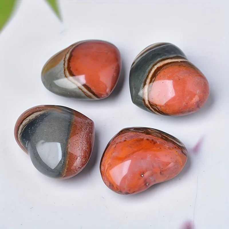 Natural Ocean Stone Heart Shaped for Pendant Making Making It The Perfect Gift for Friend Stones May Contain Some Cracks