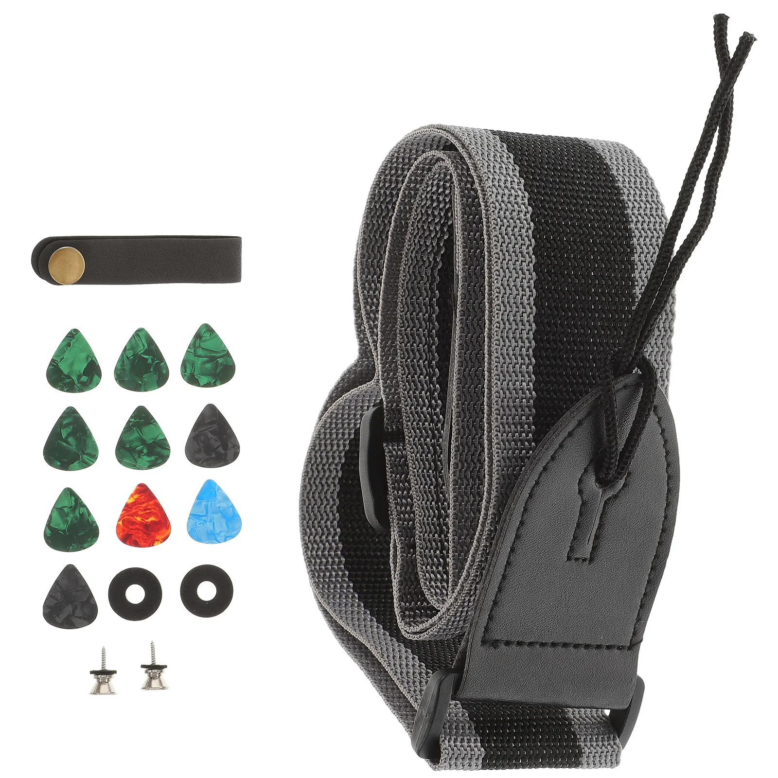 

Guitar Strap Pick Set Electric Straps Unique Accessories Instrument Cloth Acoustic Neck