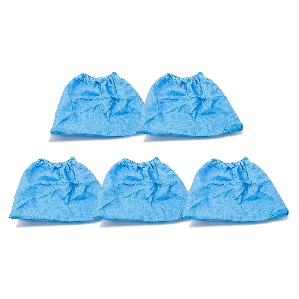 

Fabric Bag Textile Filter Washable 5Pcs Accessories Blue For Parkside PNTS 1300 C3 A1 For Wet Dry Vacuum Cleaners
