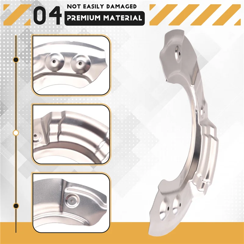 قرص فرامل أمامي لوحة درع الغبار لسيارات BMW 5 6 7 Series F10 F11 F07 F06 F12 F01 F02 2010-2018- رقم الجزء 34116775265 #3