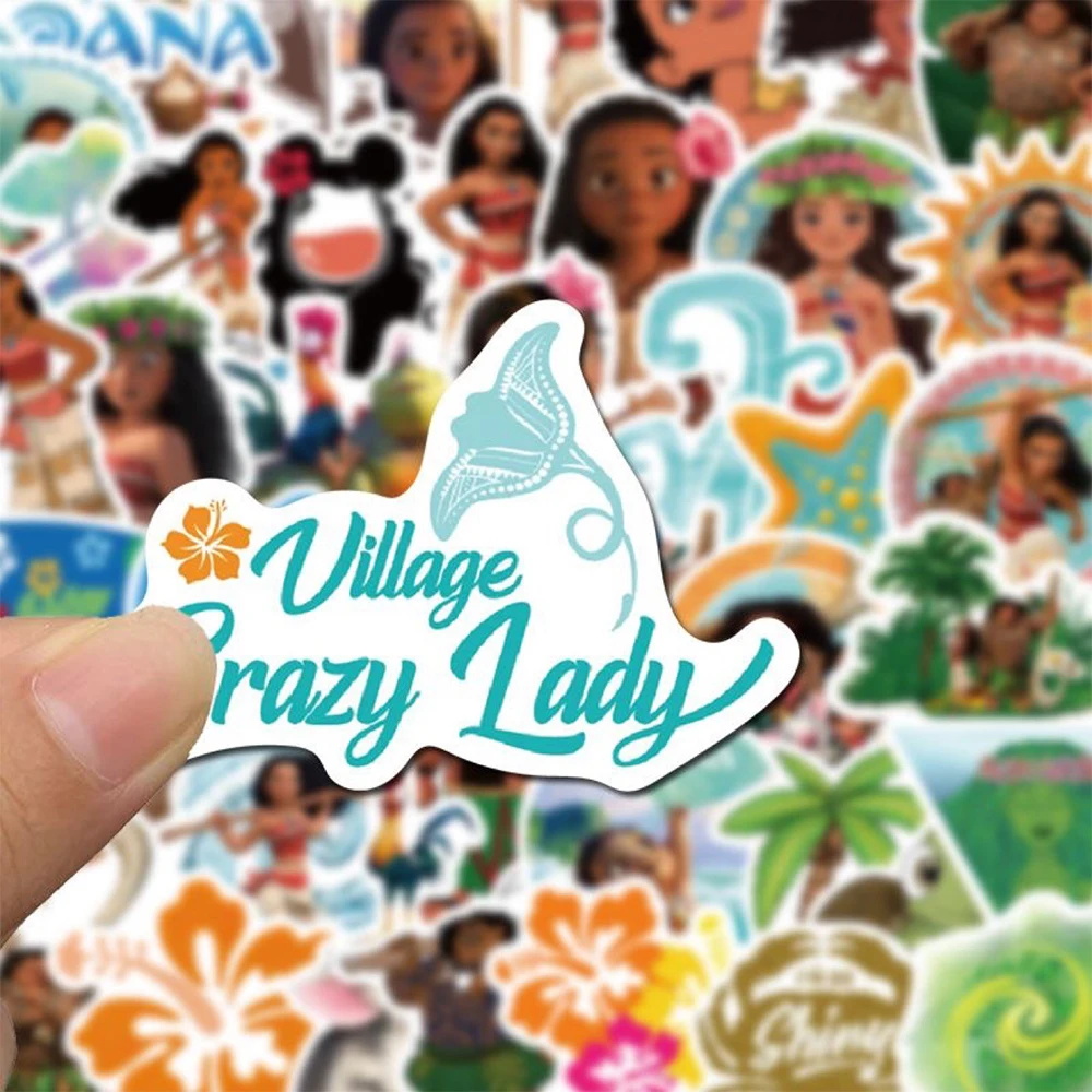 10/30/50 Stück Disney Cartoon Film Moana Aufkleber Anime Aufkleber Dekoration DIY Skateboard Telefon Gepäck Niedliche Graffiti Aufkleber Geschenke