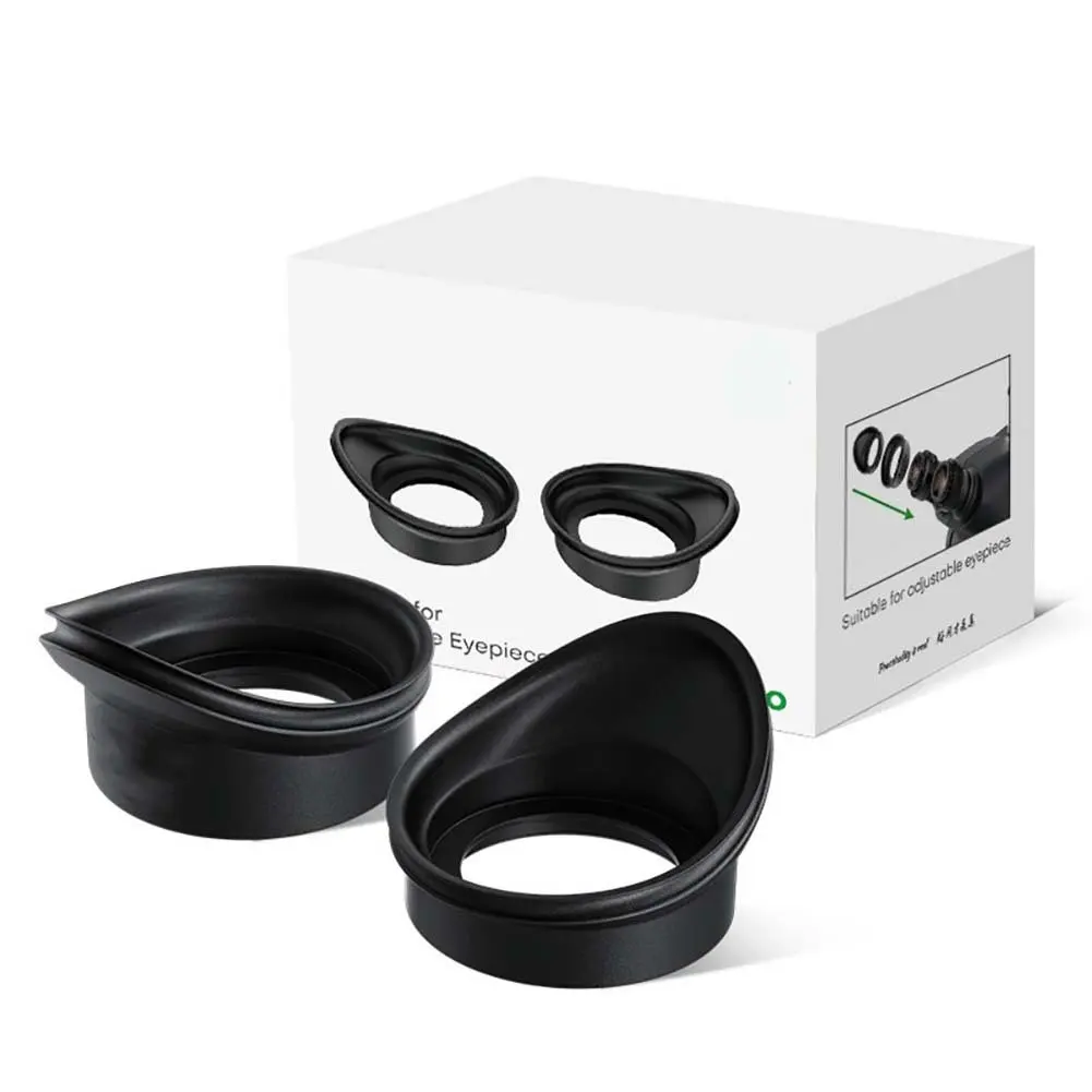 For Sample Observation Microscope Eyecup Silicone Pad Highly Elastic Eyepiece Cover Microscope Cover Easy To Install